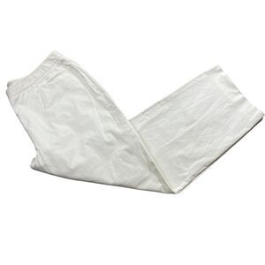 Brooks Brothers 346 16 White‎ Stretch Pants Roomy Straight Leg (small mark)